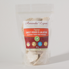 Load image into Gallery viewer, Organic Sweet Potato &amp; Jalapeno Gluten-Free Perogies  in packaging
