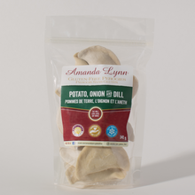 Load image into Gallery viewer, Potato, Onion, &amp; Dill Gluten Free Perogies in packaging
